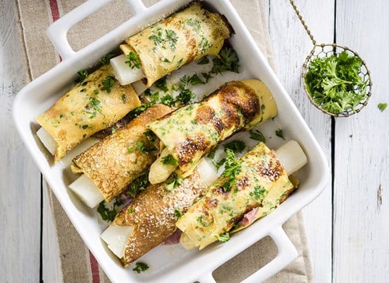 Spargel Crepes